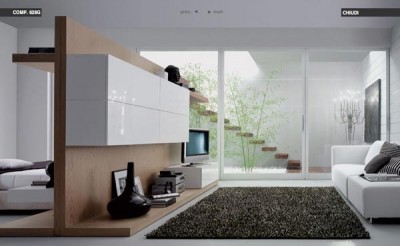 Moderní obývací pokoj Design Company je inspirující