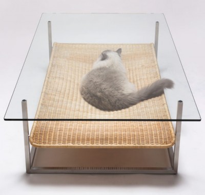 Konferenční stolek nebo pelíšek pro kočku? Hammock