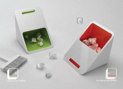 DustPan+Bin: designový smetáček s lopatkou
