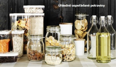 Úhledné uspořádání potravin od IKEA