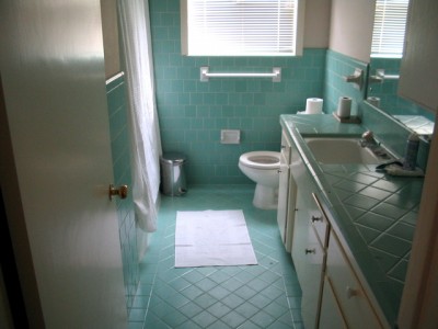 Koupelna v modré barvě, zdroj: mrbill.com