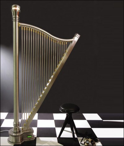 Adagio: Topení ve tvaru harfy