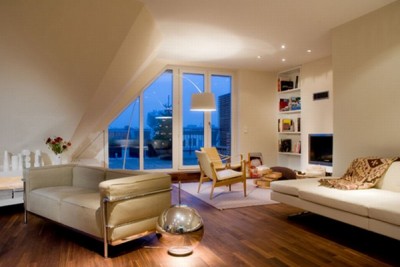 Rooftop apartmán: Elegantní design Iris Steinbeck Architekten