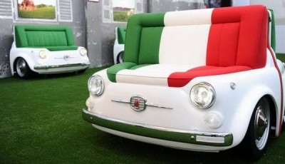 Nábytek inspirovaný Fiatem 500