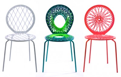 Židle pletené a kreativní, to je dílo Carnevale