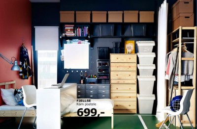 Inspirace pro teenagerovské pokoje od IKEA (http://www.homemag.cz)