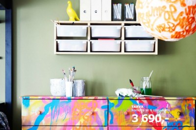Inspirace pro teenagerovské pokoje od IKEA (http://www.homemag.cz)