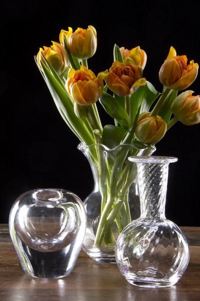 Skleněné vázy, zdroj: DinnerSeries.com