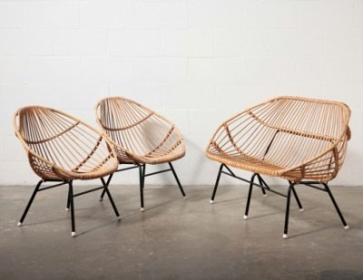 bambusové židle; zdroj: Wicker Paradise/flickr.com